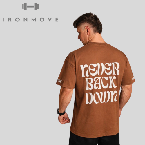 IRONMOVE  –  NEVER BACK DOWN T-SHIRT