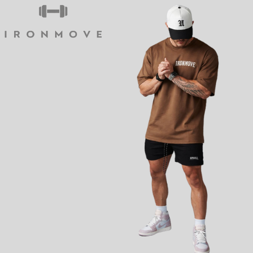 🟤 IRONMOVE – UNLEASH YOUR STRENGTH T-SHIRT