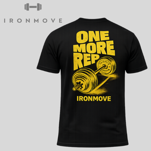 🖤 IRONMOVE – ONE MORE REP T-SHIRT