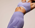 🟣 Iron Move Seamless Ribbed Set – Lavender