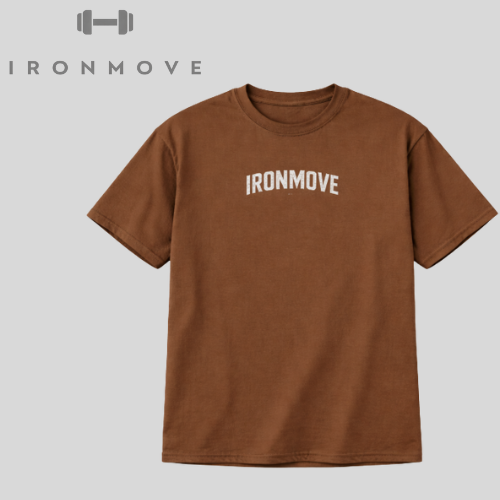 🟤 IRONMOVE – UNLEASH YOUR STRENGTH T-SHIRT